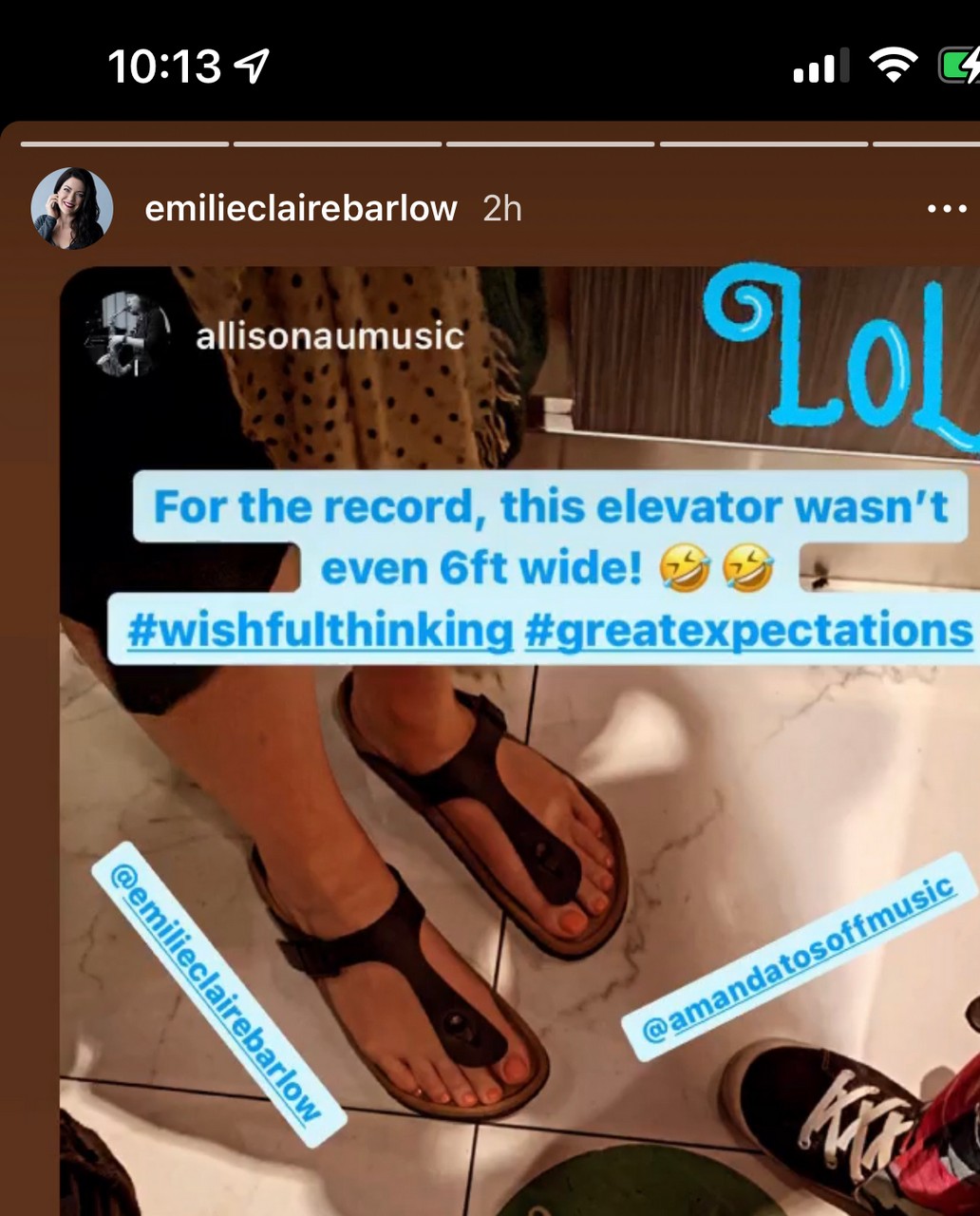 Emilie Claire Barlow Feet